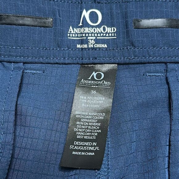 AndersonOrd Solution 2.0 Navy Blue Golf Shorts Size 36‎ - Picture 10 of 10